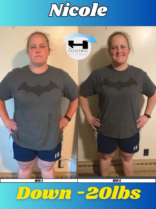 Nicole, i2 Fitness member — down 20 pounds