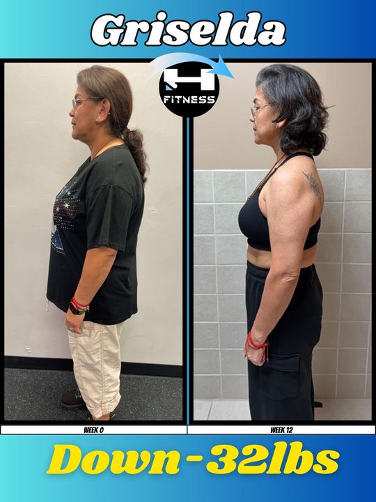 Griselda, i2 Fitness member — down 32 pounds
