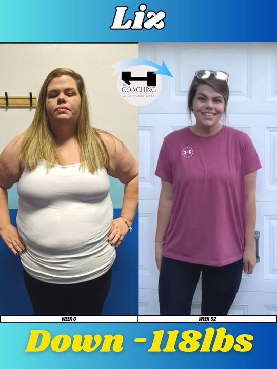 Liz, i2 Fitness member — down 118 pounds